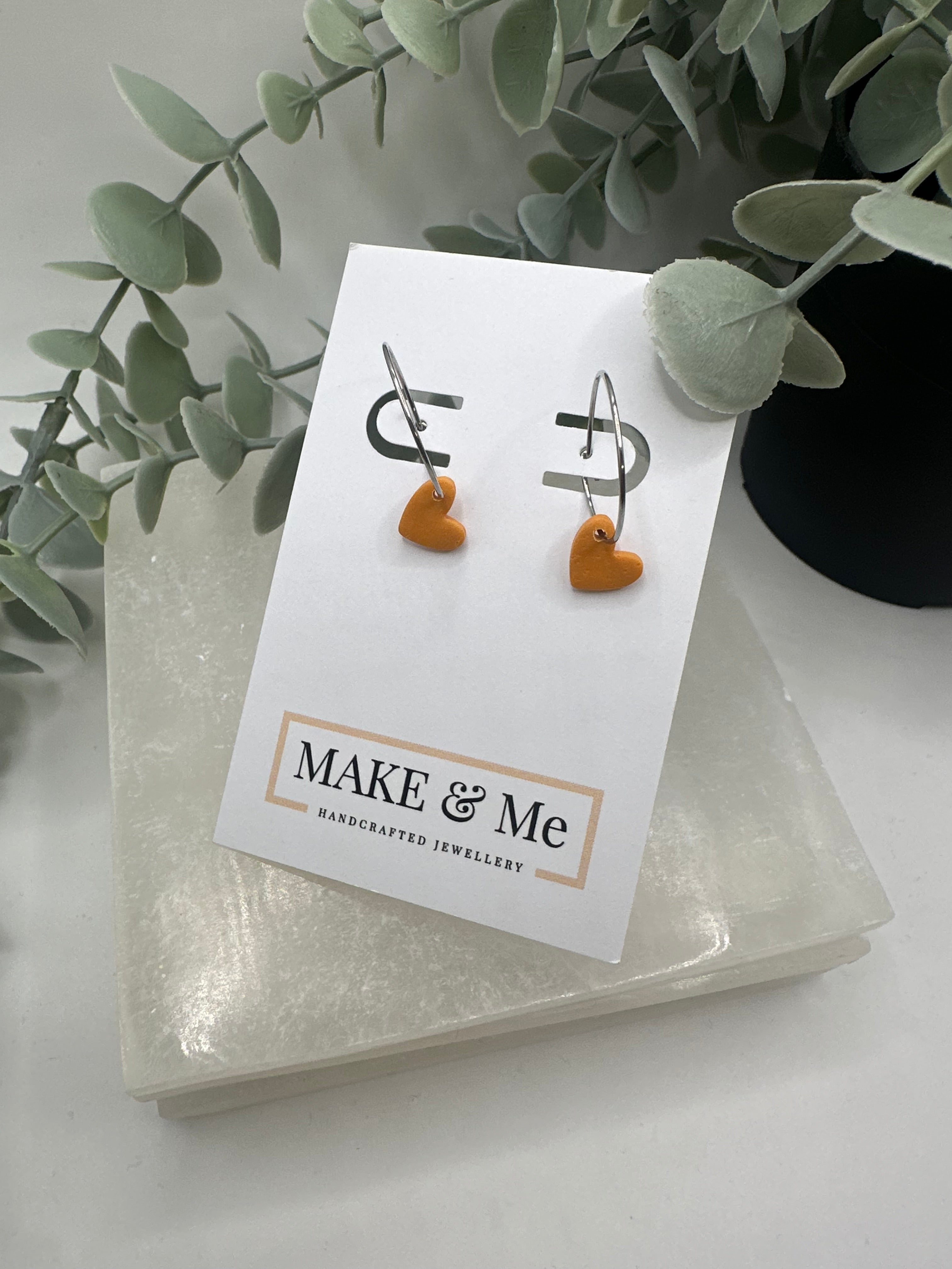 The Core Collection - Tangerine -  Little Heart Hoop