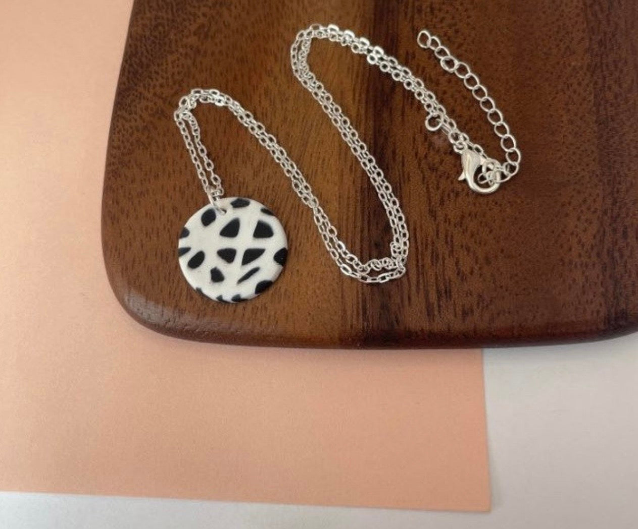 Dalmatian - Large Button (Necklace)