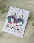 Abstract - The XXL Button Hoop Earring