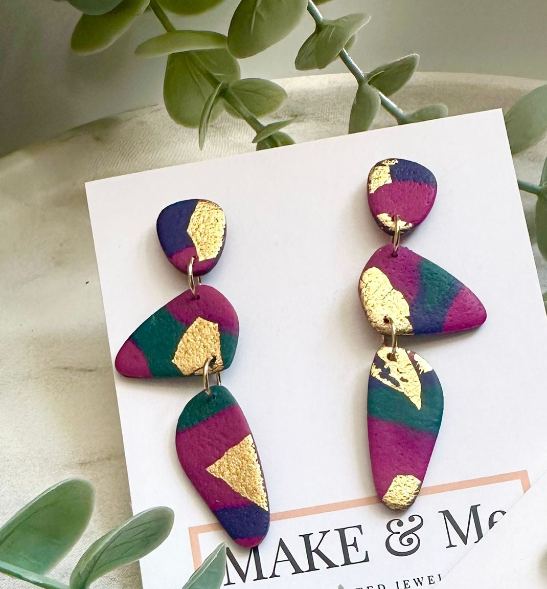 Abstract - The Pebble Earring