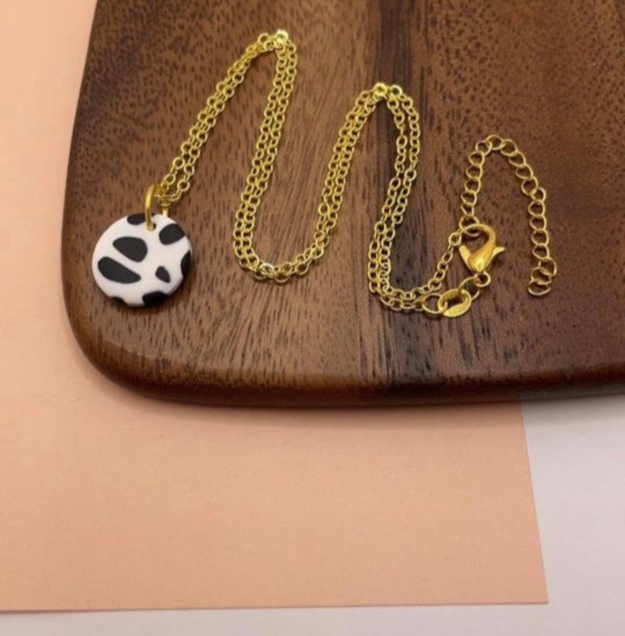 Dalmatian - Button (Necklace)