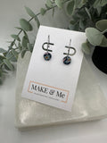 Dot Hoop Earrings – Floral Cane Collection | Stainless Steel
