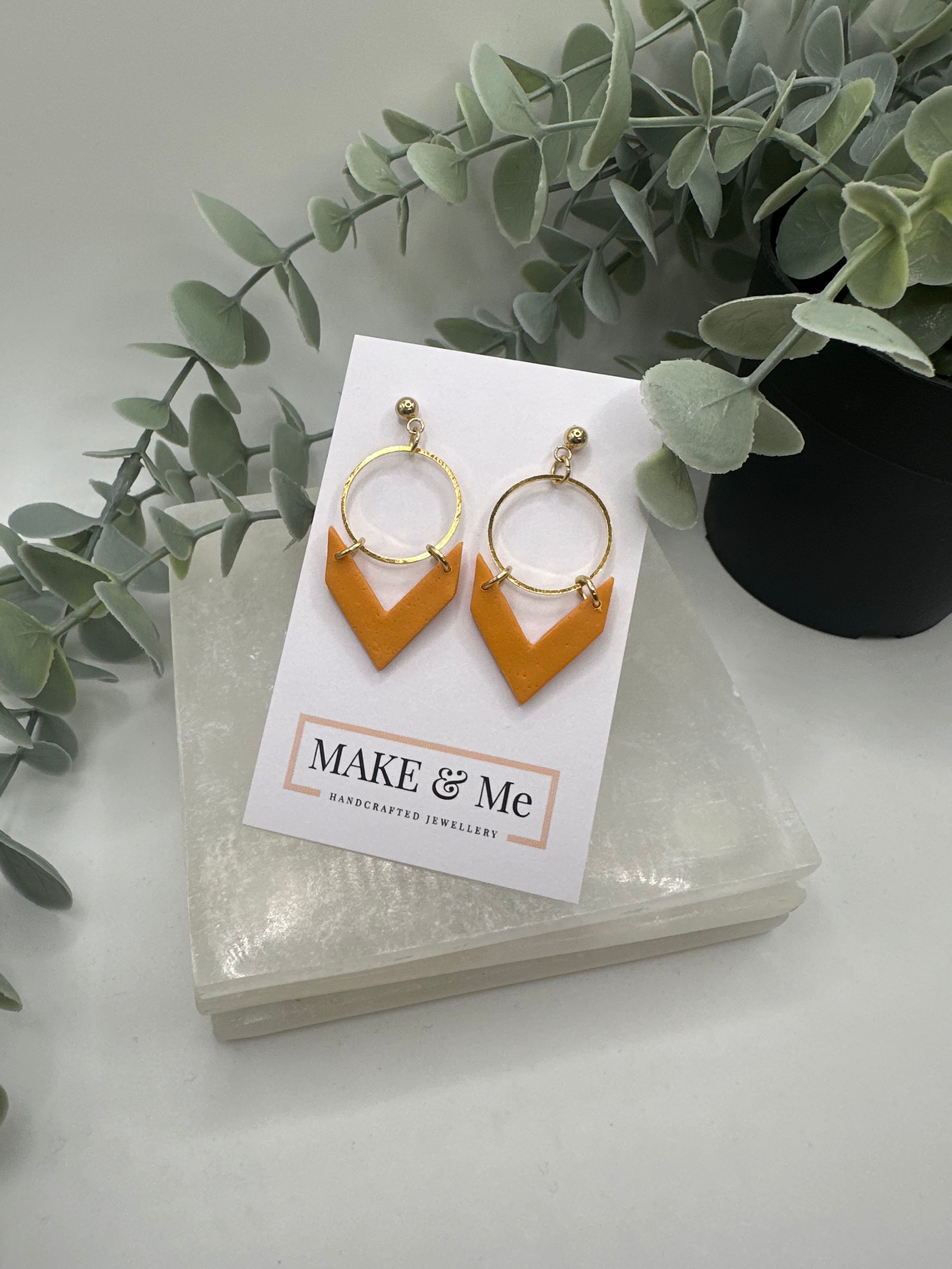 The Core Collection - Tangerine - Mini Chevron