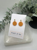 The Core Collection - Tangerine - Button Ball Stud