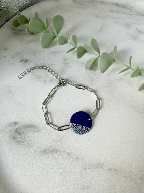 Abstract - Button Bracelet