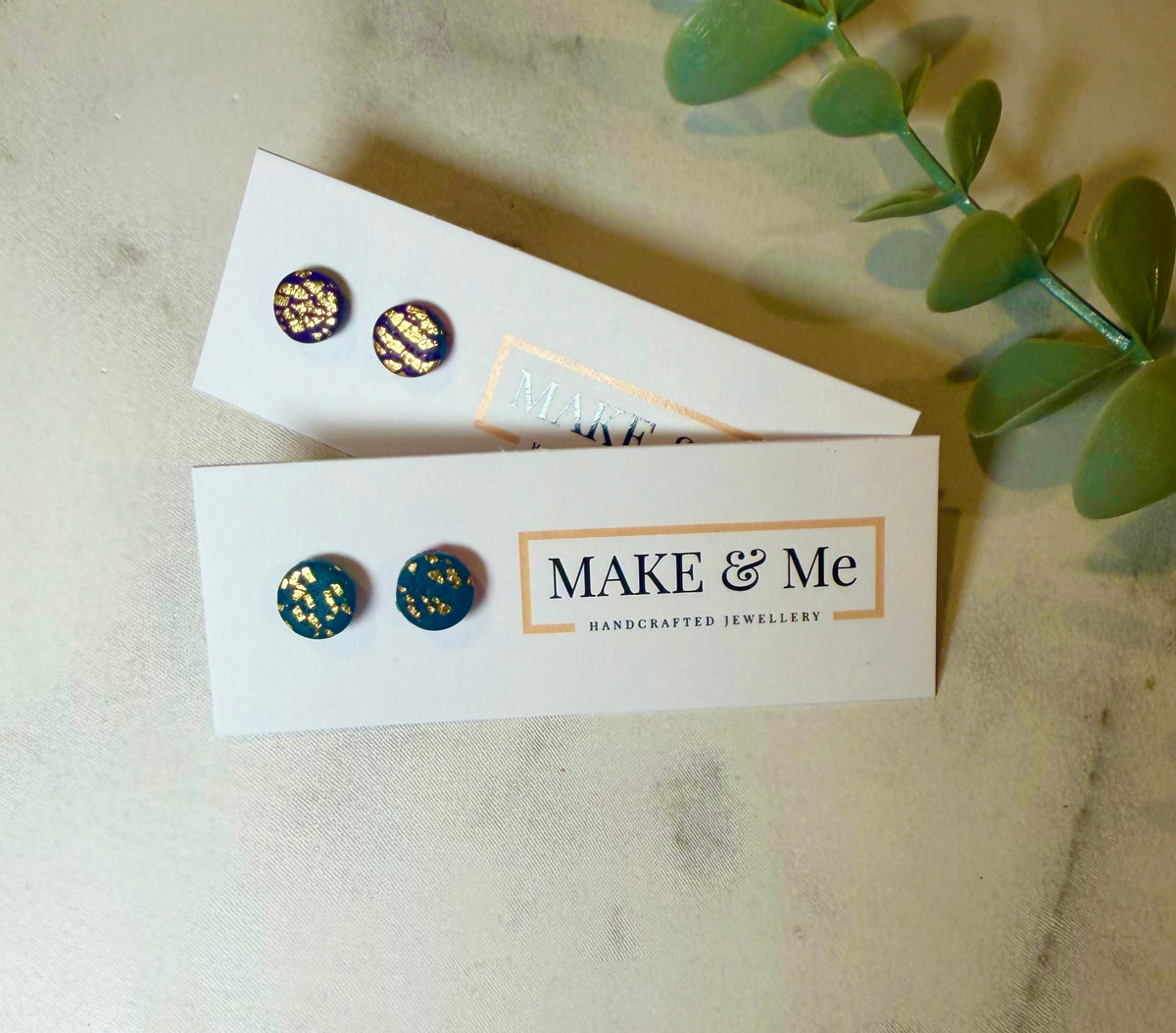 Abstract  - Dot Stud Earrings