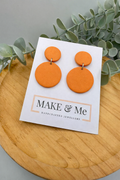 The Core Collection - Tangerine - The Extra Large Double Button