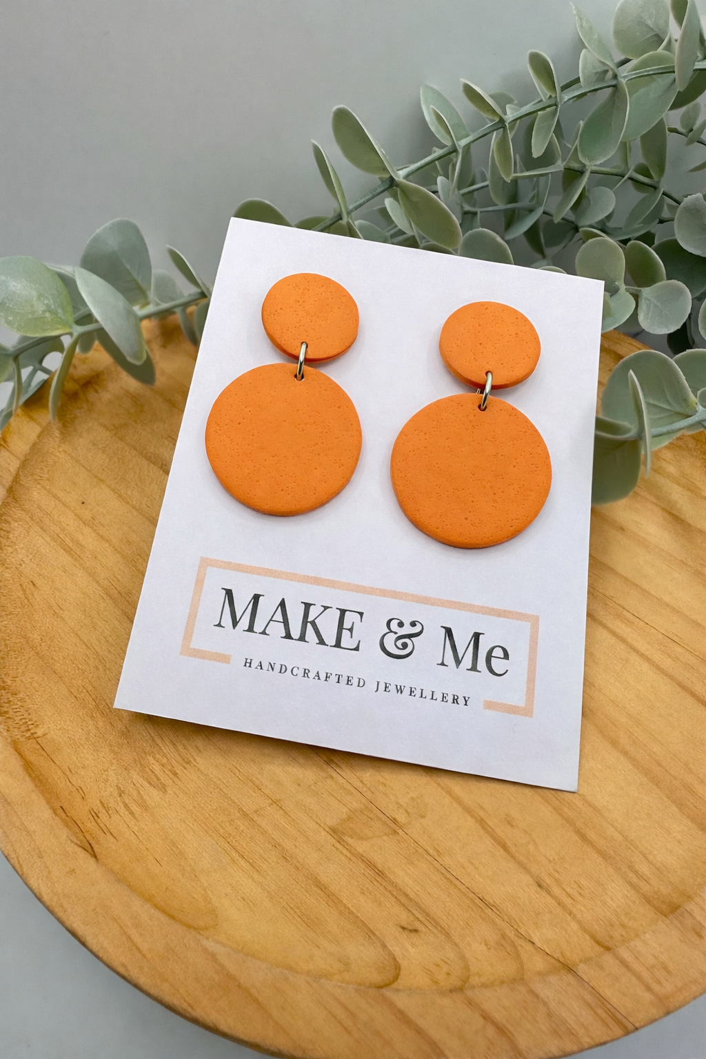 The Core Collection - Tangerine - The Extra Large Double Button