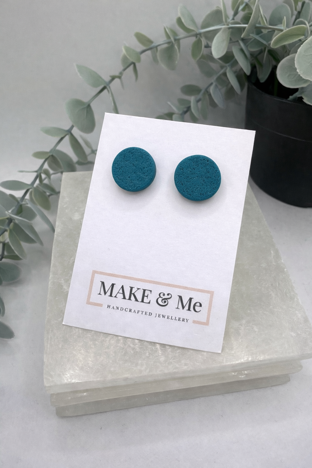The Core Collection - Teal - Button Stud