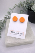 The Core Collection - Tangerine - Button Stud