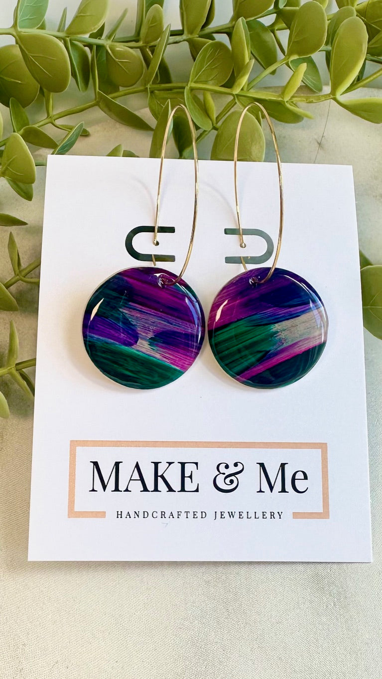 Hand Painted- The XXL Button Hoop
