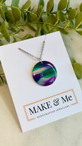 Hand Painted - XXL Button Necklace