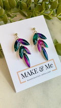 Hand Painted - Petal Earrings