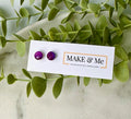 Hand Painted - Dot Stud