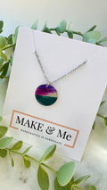 Hand Painted - Large Button Necklace