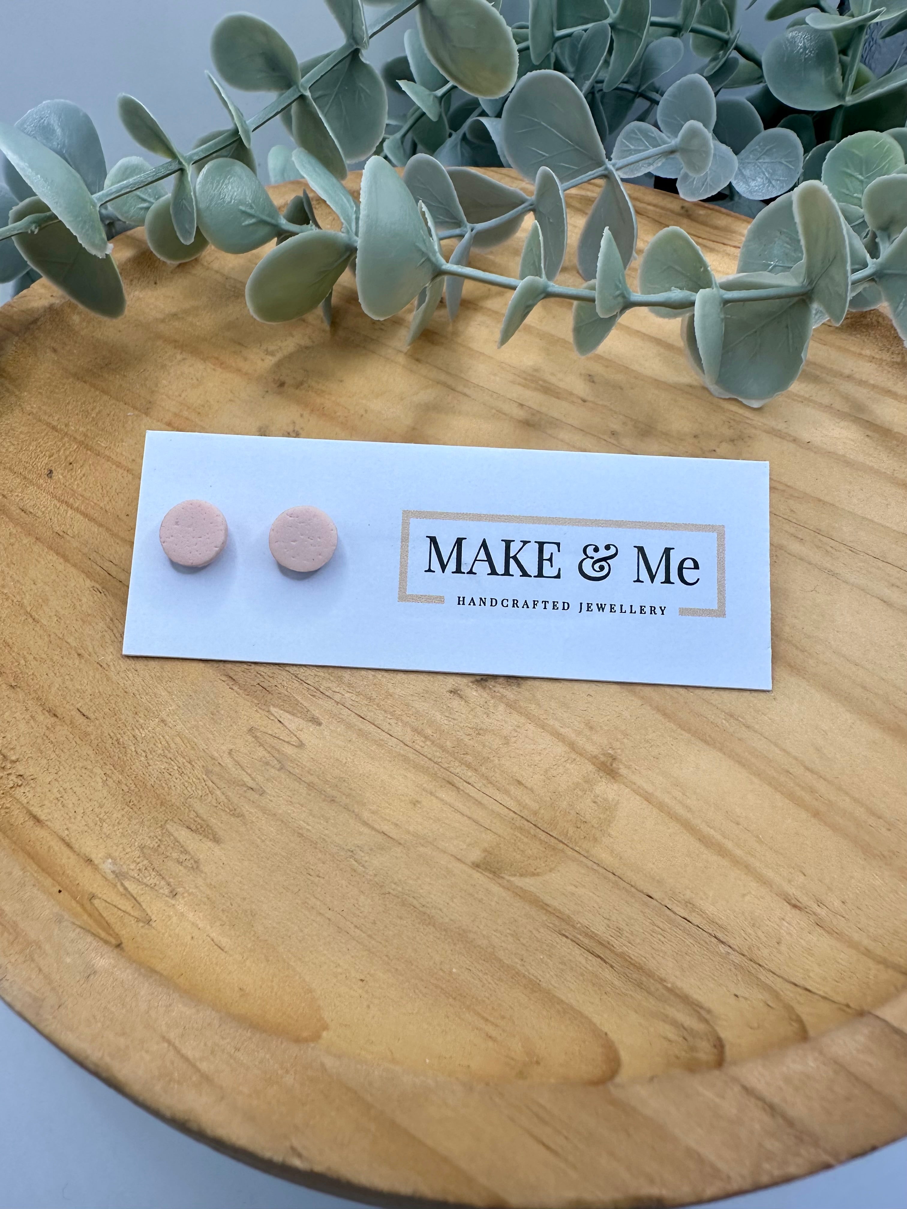 The Core Collection - Powder Pink- Dot Stud