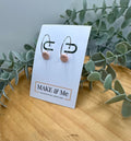 The Core Collection - Powder Pink - Dot Hoop