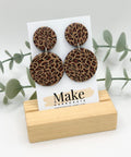 Tan Leopard - The Extra Large Double Button