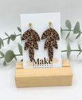 Tan Leopard - Petal Ball Stud